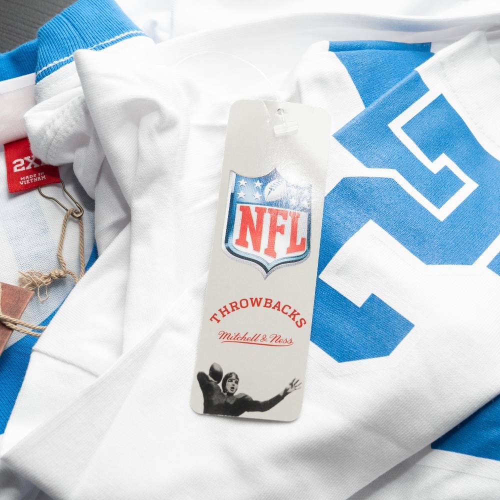 Mitchell & Ness.- Barry Sanders Detroit Lions Throwback Tee - Picture 5 of 7